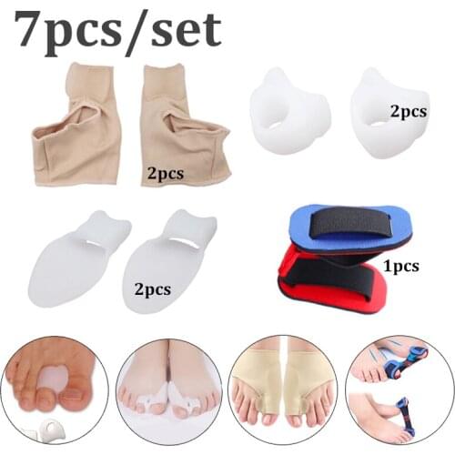 Hallux Valgus Corrector Alignment Toe Separator Tarsal Splint Orthotics Pain Relief Toe Foot Care Tools Do Dropshipping 7pcs/set