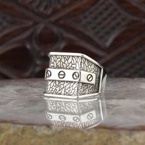 All Handmade Traditional Turkish 925 Silver Mens Handmade Signet Rings Jewelry Gift From Turkey for Women Men