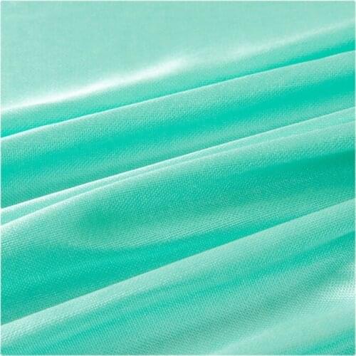 Width 62'' Solid Color Simple Comfortable Smooth Elastic Ice Fabric By The Yard For Background Cloth Tablecloth Material