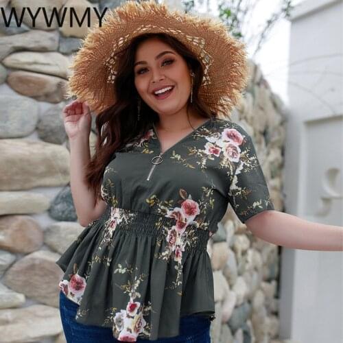 Блузки с коротким рукавом WYWMY China At AliExpress