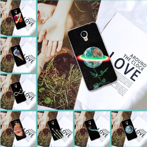 Back Cover For Meizu M2 M3 M3S M5 M5C M5S M6 M6S M6T Soft Silicone Funny Star Art Space Phone Case For Meizu M2 M3 M5 M6 Note