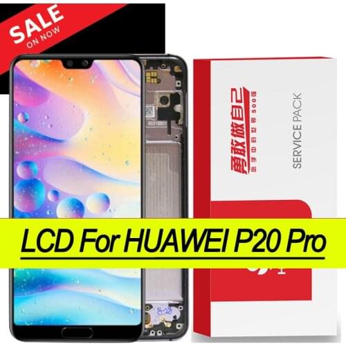 100% Original 6.1'' AMOLED Display for Huawei P20 Pro LCD Touch Screen CLT-L09 CLT-L29 CLT-AL01 with Service Pack Repair Parts