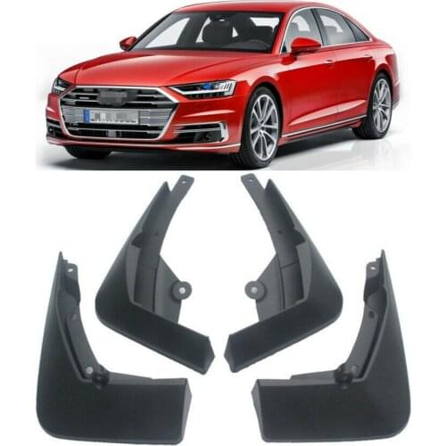 4x Molded Car Mud Flaps For Audi A8 D5 2018 2019 2020 4th Generation Mudflaps Splash Guards Mud Flap Mudguards Car Fender Trim