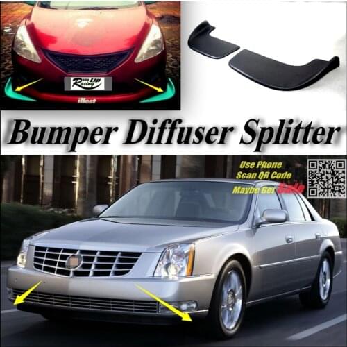 Car Splitter Diffuser Bumper Canard Lip For Cadillac DTS Tuning Body Kit Front Deflector Car Flap Fin Chin Reduce Body Refit