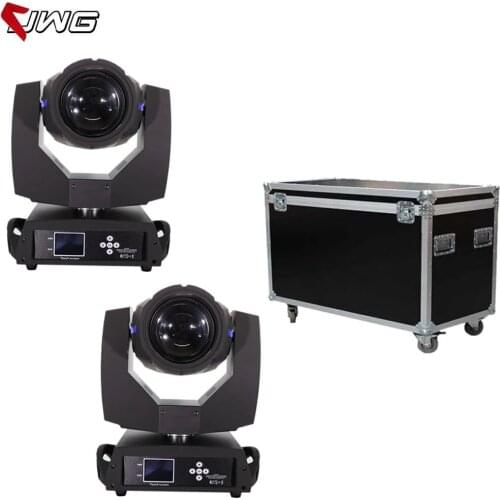 Free Shipping 2pcs/Lot Flightcase Packing 230W 7R DMX Disco Lighting 230w Moving Head Beam 7r Stage Light Beam
