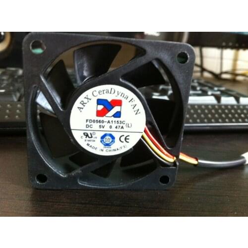 Free shipping FD0560-A1153C 5v 0.47a 60x60x15mm
