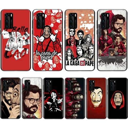 Spain TV Money Heist House For Huawei P Smart 2021 2020 Z S Plus Mate 40 RS 30 20 10 Pro Lite 2019 2018 Soft Phone Case