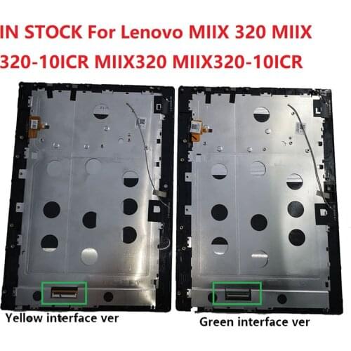 For Lenovo MIIX 320 MIIX 320-10ICR MIIX320 MIIX320-10ICR LCD Display Monitor + Touch Panel Screen Glass Digitizer with frame