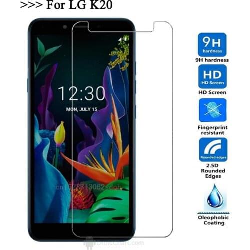 For LG K20 LM-X120EMW Tempered Glass Protective Glass Film Explosion-proof For LG K20 2019 Screen Protector