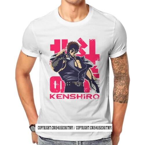 Fist Of The North Star Japanese Manga 166b Kenshiro Tshirt Classic Graphic Mens Tees Tops Big Size 100% Cotton O Neck T Shirt
