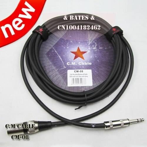 JOYO Audio Guitar cables 15ft 4.5m Shielded Balanced Cable XLR male to 6.3mm male plug CM-08