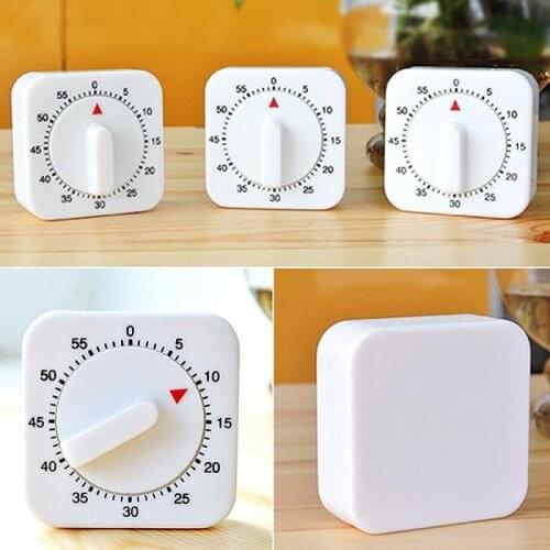 Kitchen Tools & Gadgets Kitchen Timers 60 Minute Square Mechanical Kitchen Cooking Timer Food Preparation Baking Overtime alarm