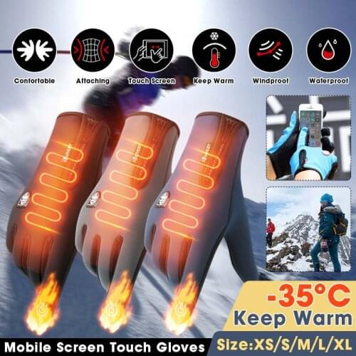 Ski Gloves Waterproof Fleece Thermal Gloves Snowboard Snowmobile Gloves Men Women Winter Gloves For Sonwboarding