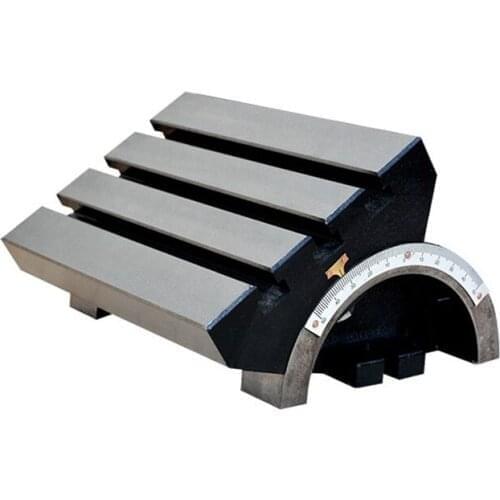 12-inch Adjustable Angle Tilting Worktable Small Milling Drilling Machine High Quality Cast Iron Precision Rotary Worktable