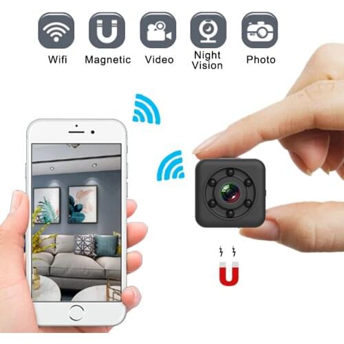 New SQ29 Wifi Mini Camera Magnetic Body Micro Cam HD Video Voice Recorder Night Vision DV Small Camcorder Support Hidden TF Card
