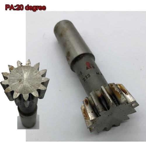 HSS module taper shank gear shaper cutter D25 pressure angle 20 degree involute cutter M1 - M4
