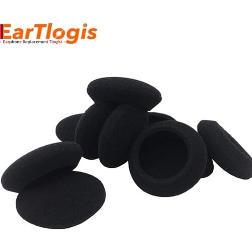 EarTlogis Sponge Replacement Ear Pads for Logitech H360 H230 H130 USB Headset Parts Foam Cover Earbud Tip Pillow