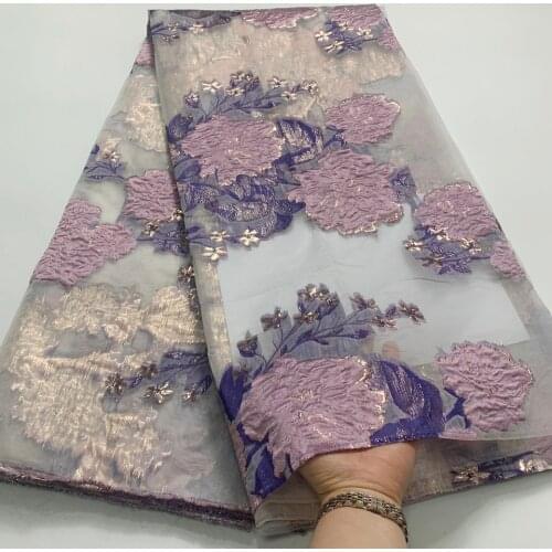 2021 Latest Design Brocade Jacquard Lace Fabric French Lace Fabric High Quality African Nigerian Lace Fabric For Party JK4762