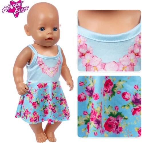 New Dress Fit For 43cm Baby Re-born Doll 17 Inch Doll Clothes