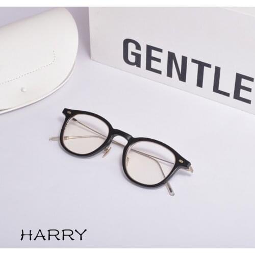 2021 GM New Fashion titanium metal Oval Optics glasses frame women men Eyeglasses GENTLE HARRY Women Men Eyeglasses Frames