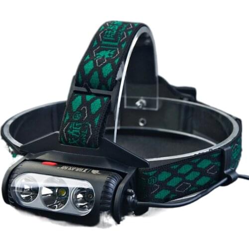 Rechargeable super bright LED light head mounted night fishing light fishing light lamp headlight lamp cycling