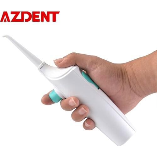 AZDENT 80ml Portable Handheld Dental Flosser Oral Water Irrigator Jet Flossing Irrigation Tooth Pick Mouth Cleaner Family Travel