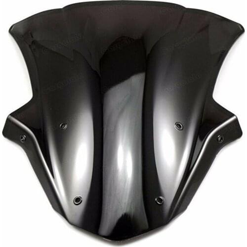 Clear Black Motorcycle Windshield Windscreen Fit For KAWASAKI Ninja ZX1000 ZX10R 2011 2012 2013 214 2015