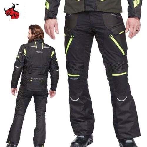 Reflective Motorcycle Pants Pantalon Moto Windproof Motocross Pants Profession Anti-wear Riding Racing Pant Moto Protection