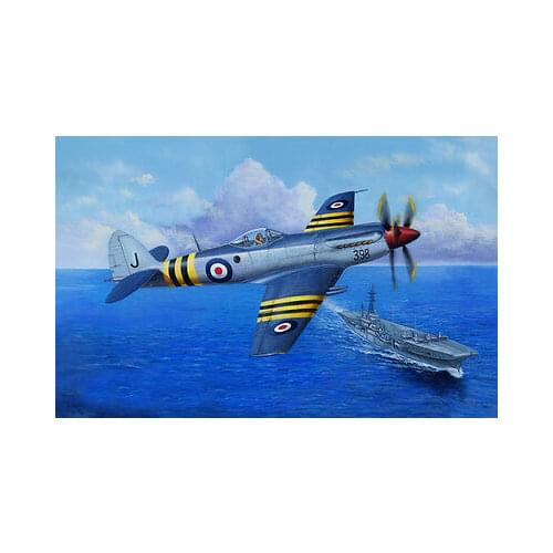 Trumpeter 02851 1/48 Supermarine Seafang F.MK.32 Fighter Warplane Airplane Model TH07211-SMT6