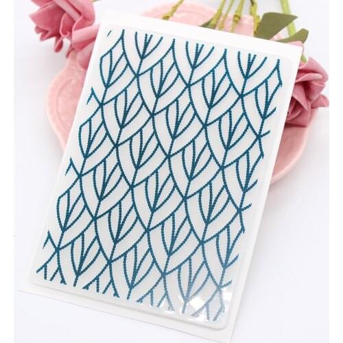 YPP CRAFT Leaves plastic Embossing Folders for DIY Scrapbooking Paper Craft/Card Making Decoration Supplies