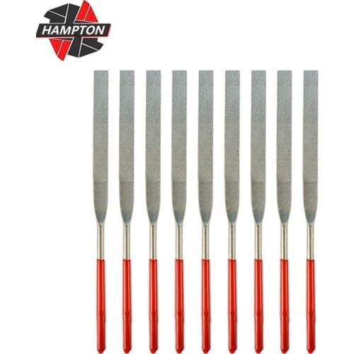 10pcs/set Diamond Needle File 3x140mm 5x180mm Mini Needle File Set Hand Tools for Metal Wood Glass Stone Ceramic Craft Hand Tool