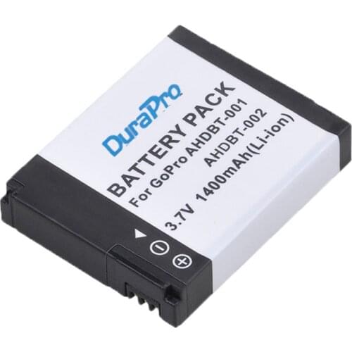 1400mAH AHDBT-001 AHDBT-002 AHDBT 001 002 Li-ion Battery for GoPro HD Hero 1 2 Go Pro Hero1 Hero2 Motorsports Surf Outdoor 960