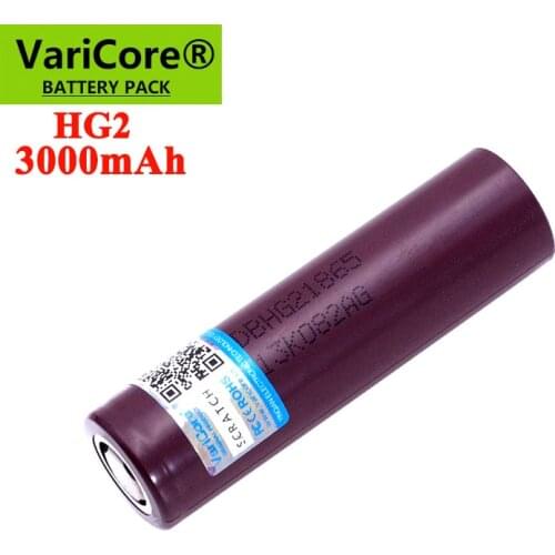 2021 Original HG2 18650 3000mAh Rechargeable battery 18650HG2 3.6V discharge 20A dedicated Power batteries