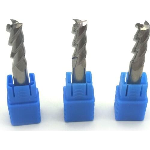 5mm Alloy Coating Tungsten Steel Tool By Aluminum Cnc Maching 3 Blade Endmills Top Milling Cutter Wood Milling Cutter
