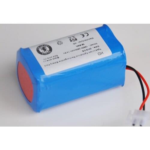 14.8V 2600mAh Vacuum Cleaner Rechargeable Battery Pack replace for chuwi ilife A6 v7 V7S Pro sweeping machine robot