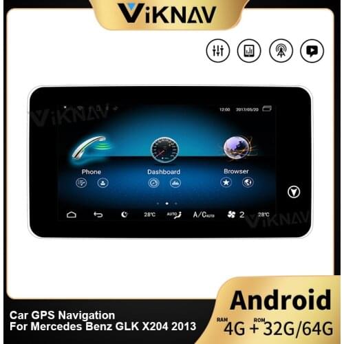 Android auto radio car GPS navigation For-Mercedes-Benz GLK X204 2013 car radio multimedia player stereo
