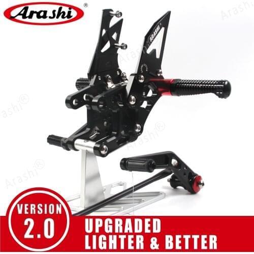 Arashi 2020 2021 CBR1000RR CNC Adjustable Footrest Rearsets Foot Peg Pedals For HONDA 2004-2021 CBR1000 CBR 1000 RR 2018 2019