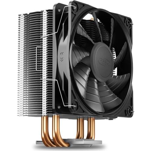 DEEPCOOL GAMMAXX 400S Silent CPU Cooler with 4 heatpipe radiator 120mm 3PIN Matt CPU cooling fan For Intel 775/115X/AM4/AM3