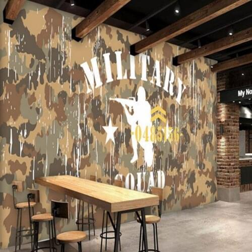 Photo wallpaper Camouflage military theme background wallpaper custom restaurant bedroom mural shop wallpaper