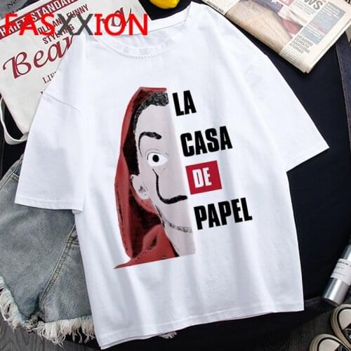 La Casa De Papel Money Heist the House of Paper Bella Ciao summer top women grunge harajuku ulzzang japanese couple t-shirt