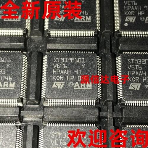 1PCS New imported STM32F101VET6 LQFP100 microcontroller MCU real picture shooting