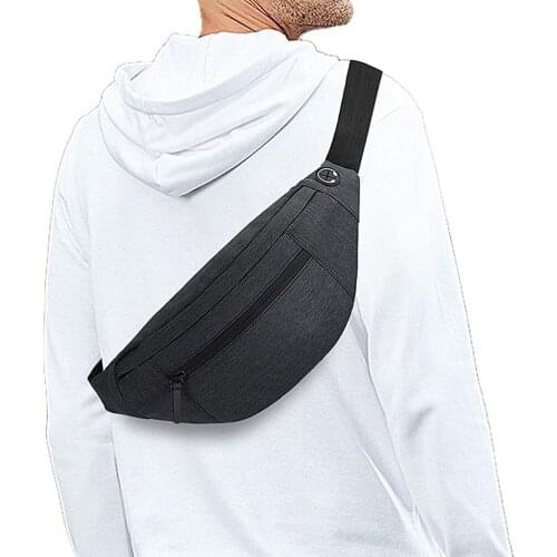 2021 Hot Sale Waterproof Man Waist Bag Wallet Fashion Chest Pack Outdoor Sports Crossbody Bag Casual Travel Male Bum Belt Bag