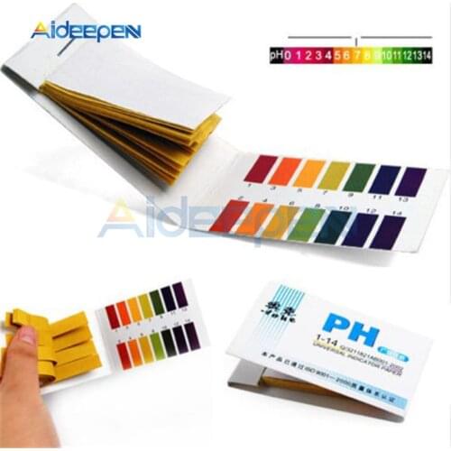 80 Strips PH Test Strip PH Meter Indicator Paper Controller 1-14 Litmus Paper Tester Urine Health Care Paper Water Soilsting Kit