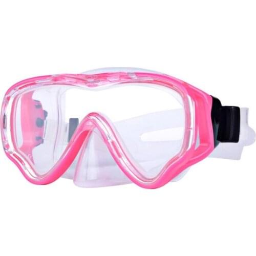 Swiming Goggles Kids Snorkel Mask Swim Diving Mask Goggles Youth Anti-Fog 180° Clear View Swimming