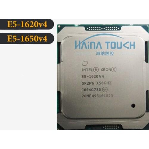 Original Intel Xeon CPU E5-1620V4 1650V4 3.50GHz 4-Cores 10M LGA2011-3 1620 V4 1650 V4 Processor