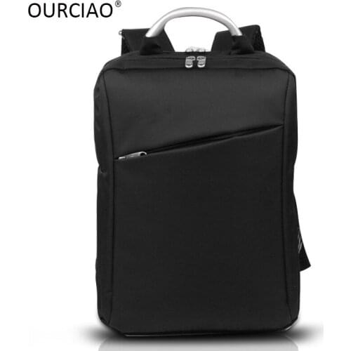 OURCIAO 2020 New Men Designed Bags Women Light Slim Minimalist Fashion Backpack 15" Laptop Backpack Schoolbag D037