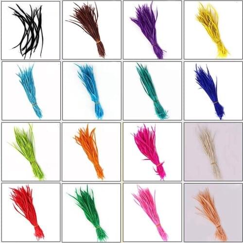 100Pcs natural colored Goose feathers Plume Party Wedding decoration crafts DIY feathers headdress carnival Accessories 15-20cm