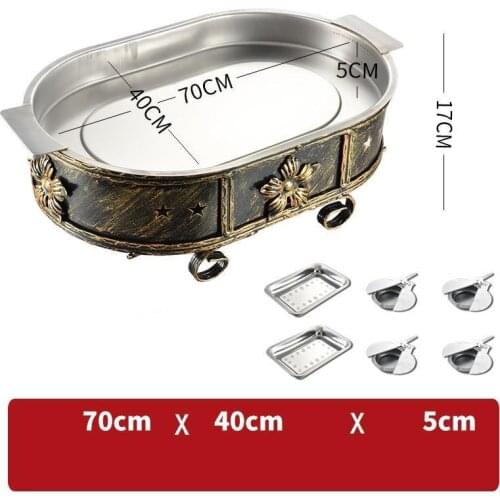 Portable Outdoor Korean Griglia Carbon Charcoal Churrasco Churrasqueira Commercial Grill Bbq Seafood Fish Barbecue Plate