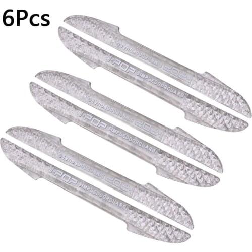Transparent Car Door Anti-collision Strip Blade Anti-collision Soft Rubber Rear-view Mirror Protective Sticker Body Anti-scratch