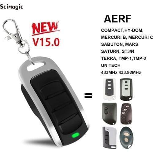 AERF Remote Control TMP MARS UNITECH COMPACT AERF MERCURIB HY-DOM Gate Remote Control AERF Garage Door Command Opener